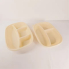Biodegradable Cornstarch Compartment Plate – Eco-Friendly Divided Food Tray for School Lunch, Catering, Picnic And Takeaway Meals