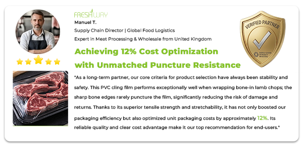PVC cling film customer case study for cost optimization and puncture resistance