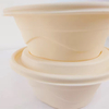 Biodegradable Cornstarch Soup Bowls with Secure Lids – Leak-Proof Disposable Eco Bowls for Hot Soup, Noodles And Liquid Food Packaging