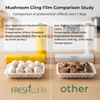 High-clarity anti-fog PVC cling film for fresh mushroom packaging and tray wrapping