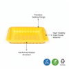 High-Visibility Yellow PP Poultry Trays: Customizable Sealing Solution for Chicken & Seafood Packaging