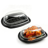 Wholesale roasted chicken packaging with crystal clear anti-fog lid