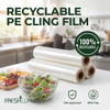 Recycle-ready PE Cling Film Weigofreshpack, Mono-material Sustainable Food Wrap for Meat and Produce, RecyClass & Interseroh Certified
