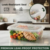 FDA LFGB Certified Reusable PP Meal Prep Containers with Lids | Wholesale Bulk Microwave Freezer Safe Plastic Food Box