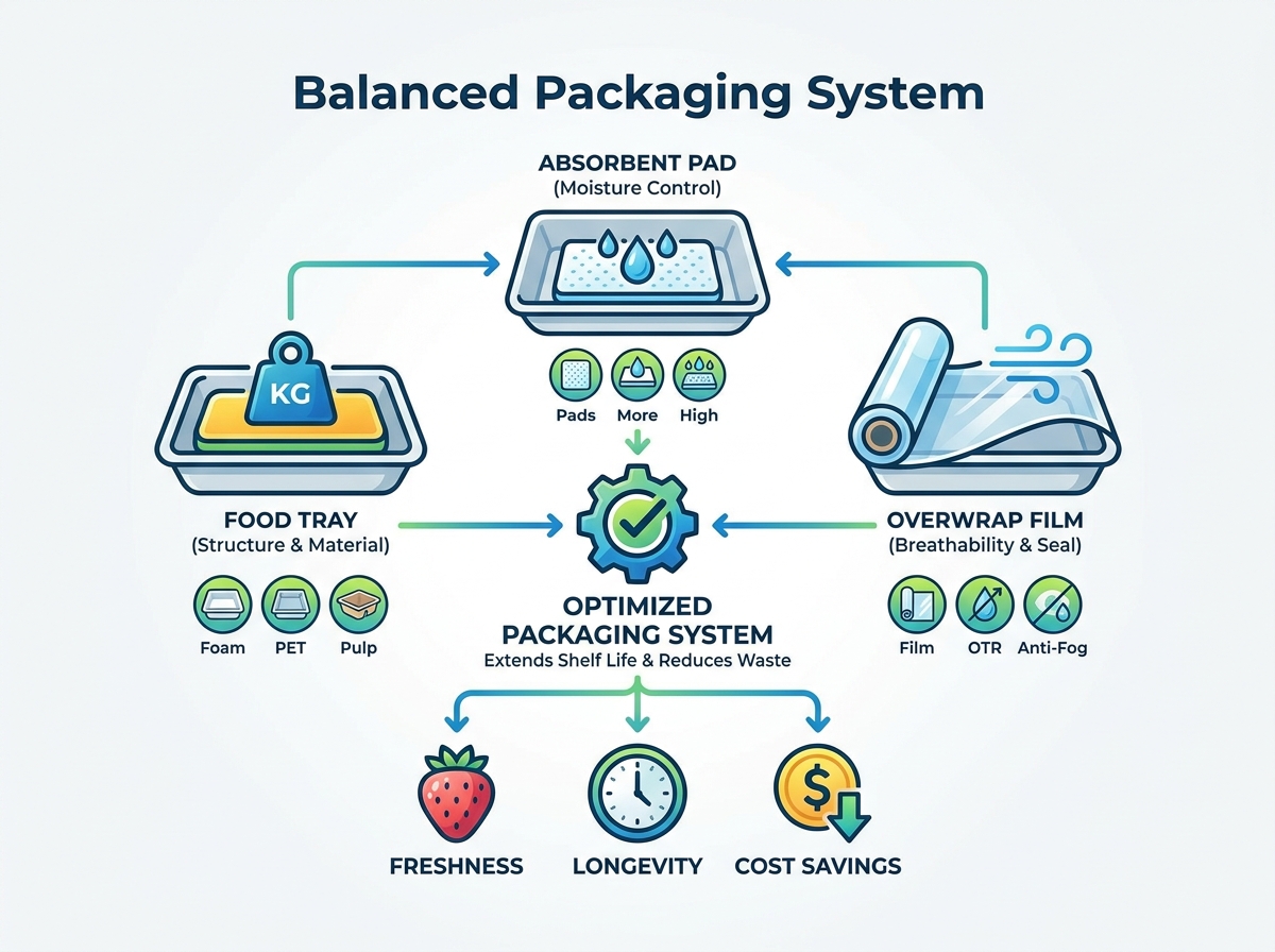 Evaluating Food Trays for Produce Retail Displays