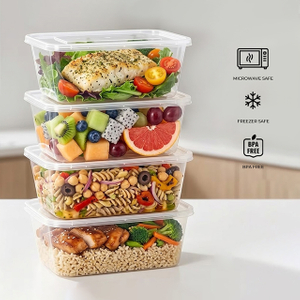 LFGB Certified Reusable PP Meal Prep Containers