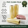 FDA PVC Cling Film for Food | Custom Logo & Private Label Fresh Wrap