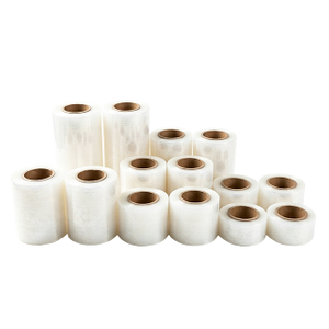 Wholesale mini PE cling film rolls for professional food delivery and takeaway packaging with high cling performance