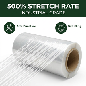 FDA Approved PE Cling Film Jumbo Roll for Wholesale Food Packaging - Food Grade Polyethylene Wrap