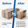 High Shrinkage Rate POF Film Before and After Comparison for Perfect Skin-Tight Packaging