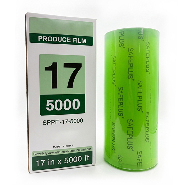 Light green PVC cling film roll for vegetable packaging with high stretch and anti-fog performance wholesale
