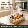 FDA LFGB Certified Reusable PP Meal Prep Containers with Lids | Wholesale Bulk Microwave Freezer Safe Plastic Food Box